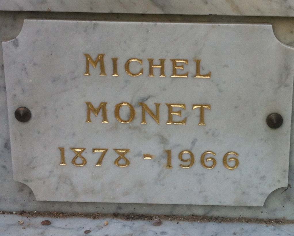 Gravestone Michel Monet