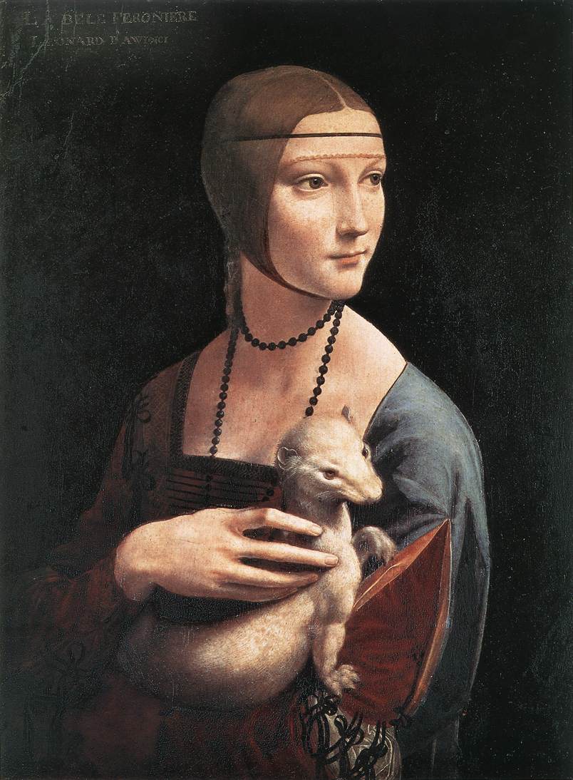 La dama con l'ermellino, Cecilia Gallerani (c. 1490)