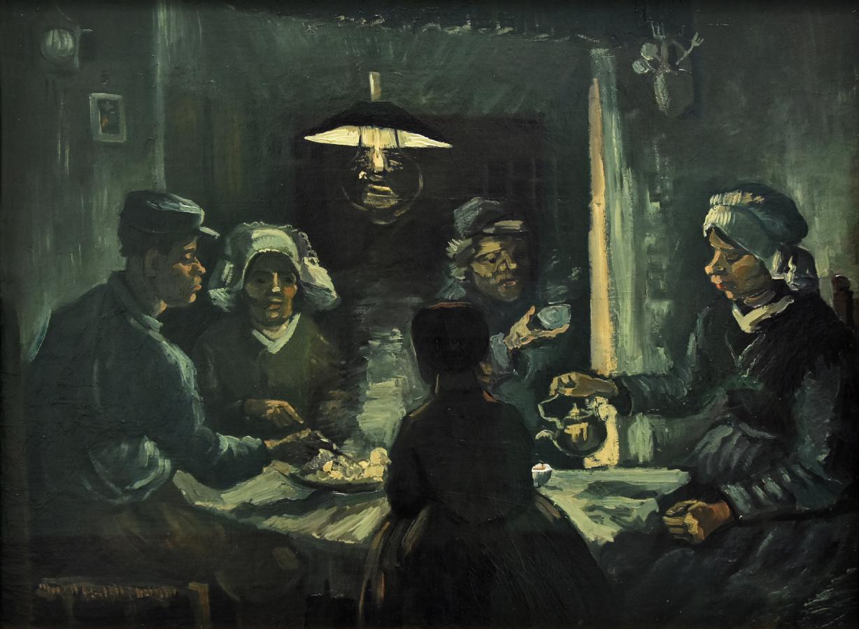 The Potato Eaters 1885 The Ark Of Grace