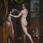 Minerva in atto di abbigliarsi (1613)