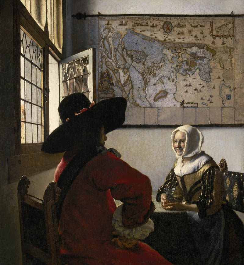 Officer and Laughing Girl (c. 1657)