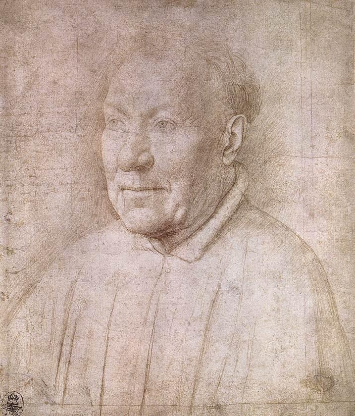 Portrait of Cardinal Niccolò Albergati, drawing (c. 1435)