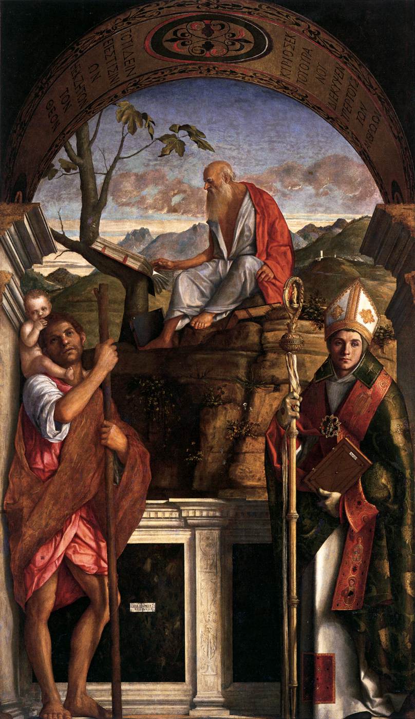 Santi Cristoforo, Girolamo e Ludovico di Tolosa (1513)