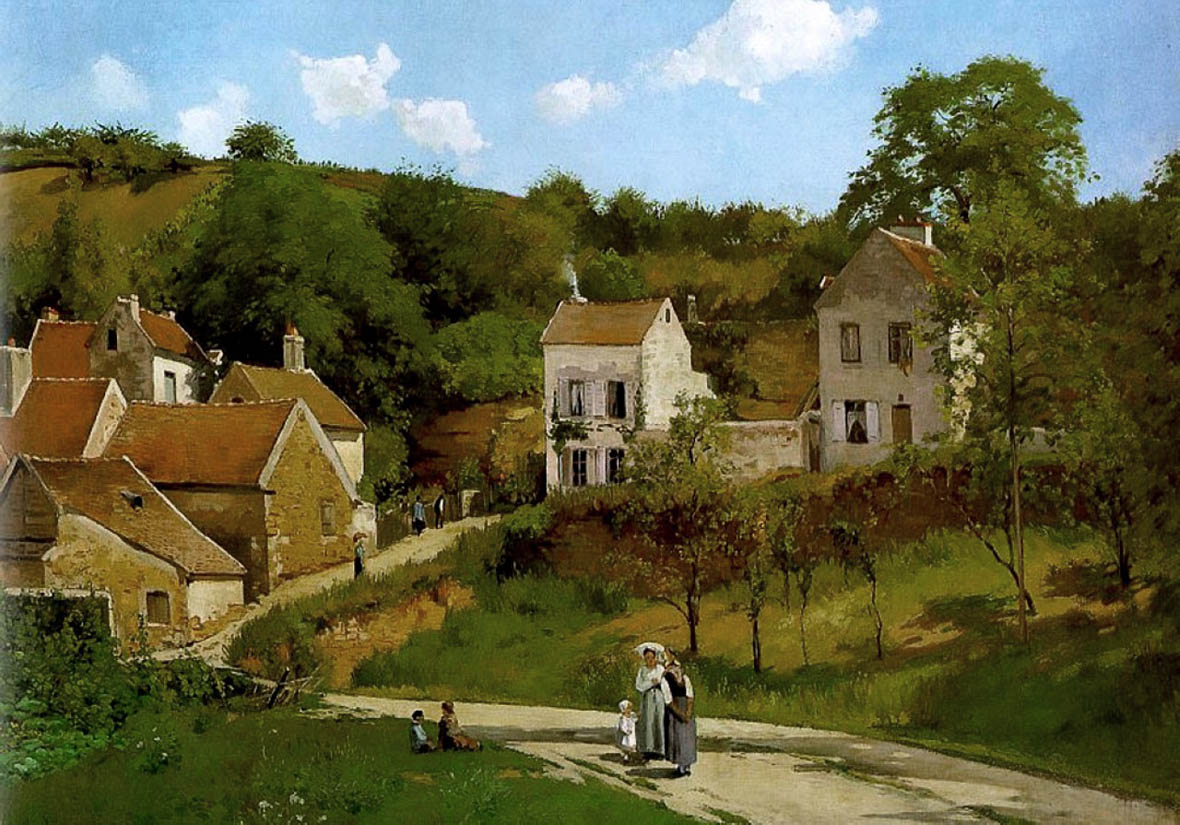 Les côteaux de l'Hermitage, Pontoise (c. 1867)