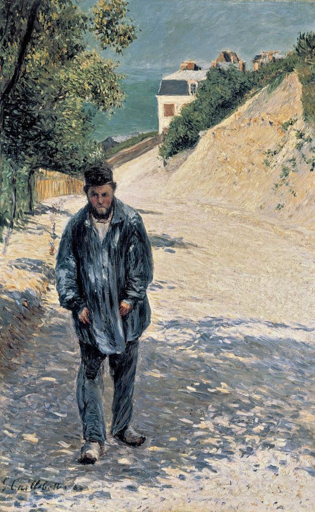 Père Magloire sur le chemin de Saint-Clair à Étretat (1884)