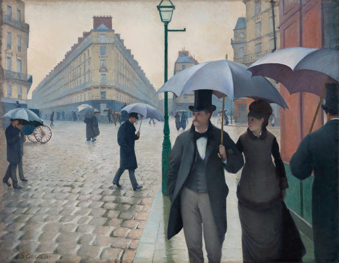 Rue de Paris, temps de pluie (1877)