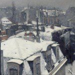 Vue de toits, Effet de neige (1878)