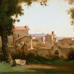 Vue depuis les jardins Farnèse (1826)
