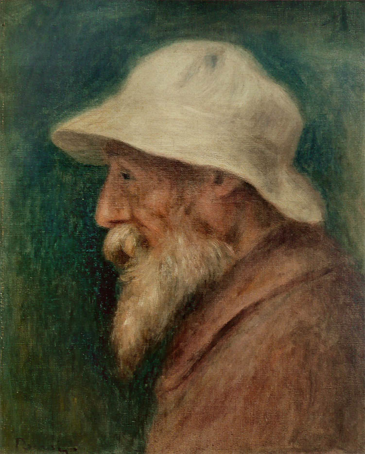 Autoportrait au chapeau blanc (1910)