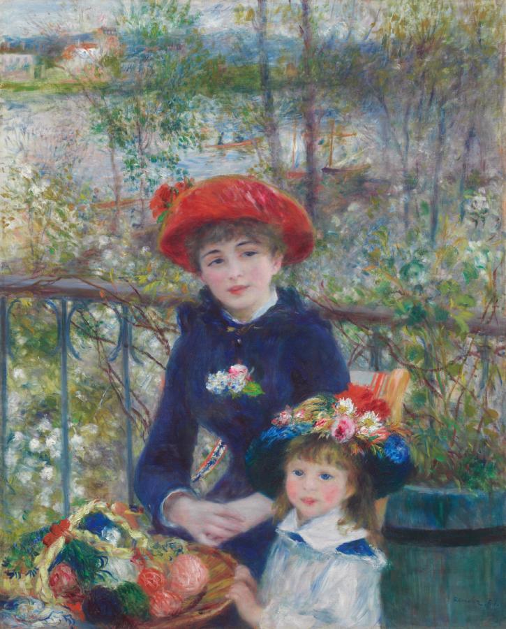 Les Deux Soeurs, Sur la terrasse (1881)