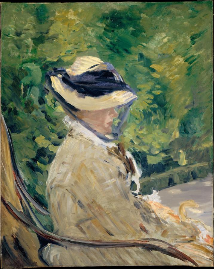 Madame Manet dans le Jardin de Bellevue (1880)