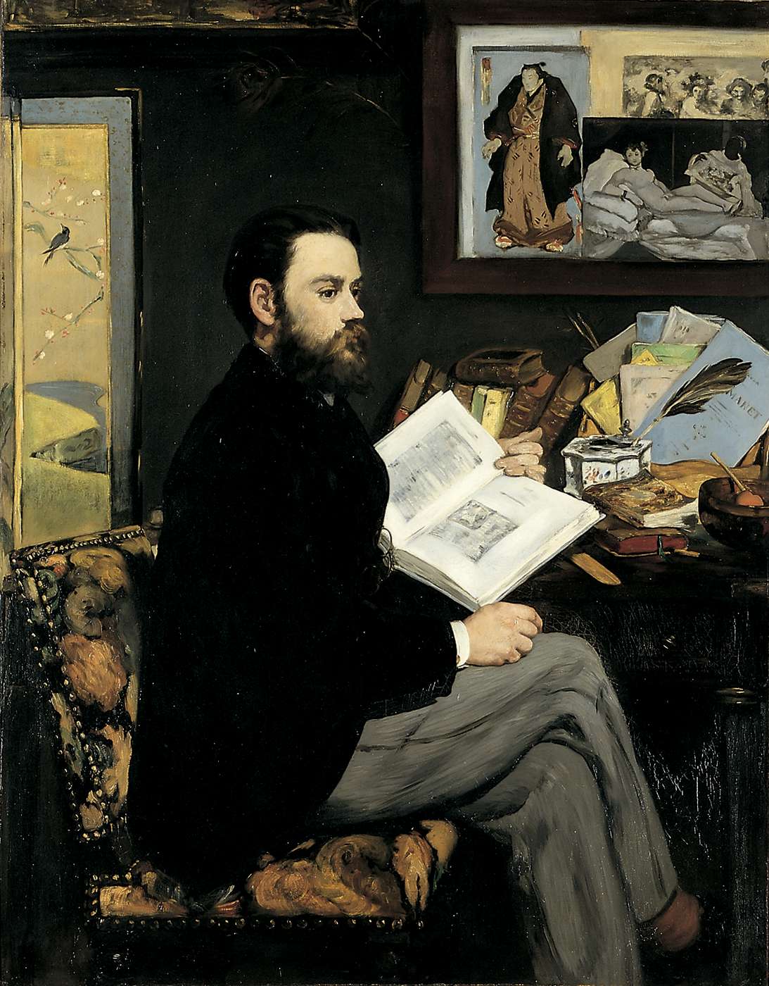 Portrait d'Émile Zola (1868)
