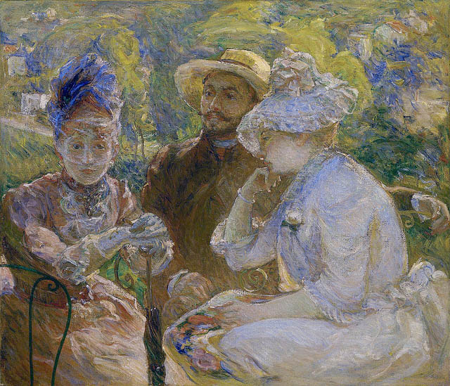 Sur la terrasse à Sèvres (1880)