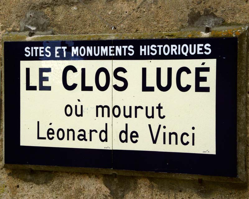 Château du Clos Lucé (Amboise-sign)