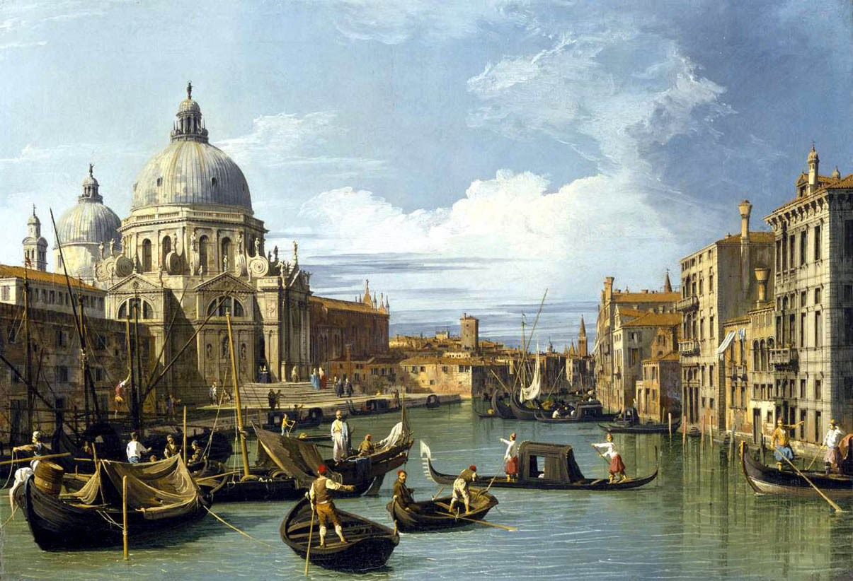 Canal Grande e Santa Maria della Salute (c. 1730)