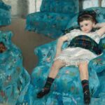 Little Girl in a Blue Armchair (1878)
