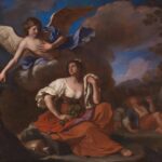 Agar e Ismaele nel deserto confortati dall'angelo (1652-1653)