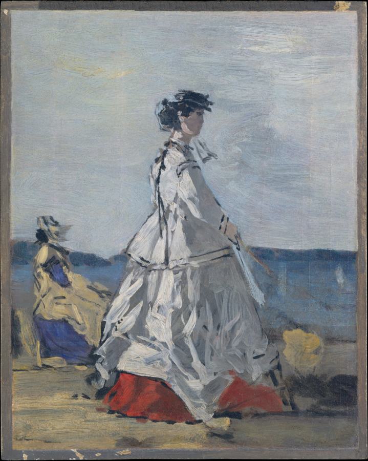 La princesse Pauline de Metternich sur la plage (1865-1867)