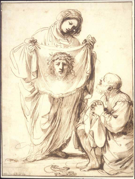 Santa Veronica mostra il velo a San Pietro (1620)