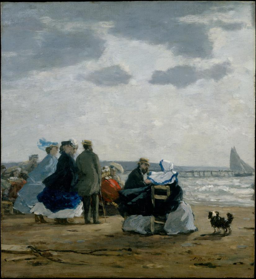 Sur la plage, Dieppe (1864)