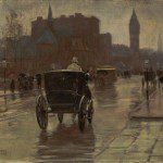 Columbus Avenue, Rainy Day (1885)