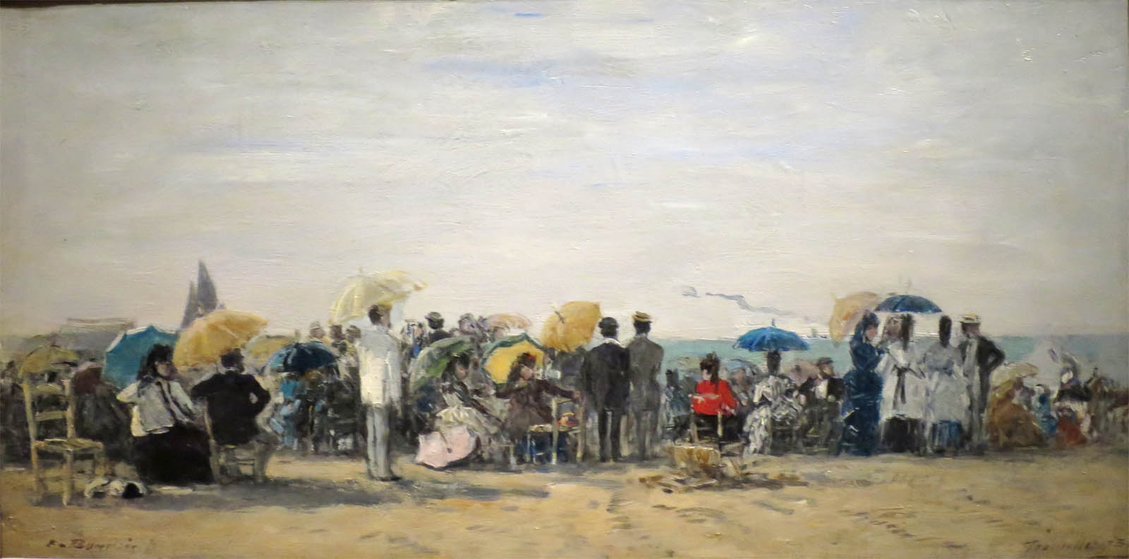La Plage à Trouville (1873)