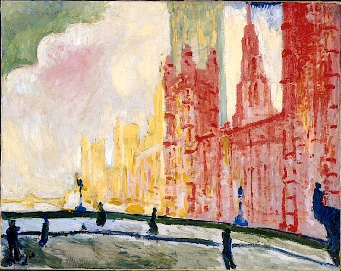 The Houses of Parliament from Westminster Bridge (1906)