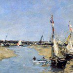 Trouville, la jetée, marée basse (1883-1887)