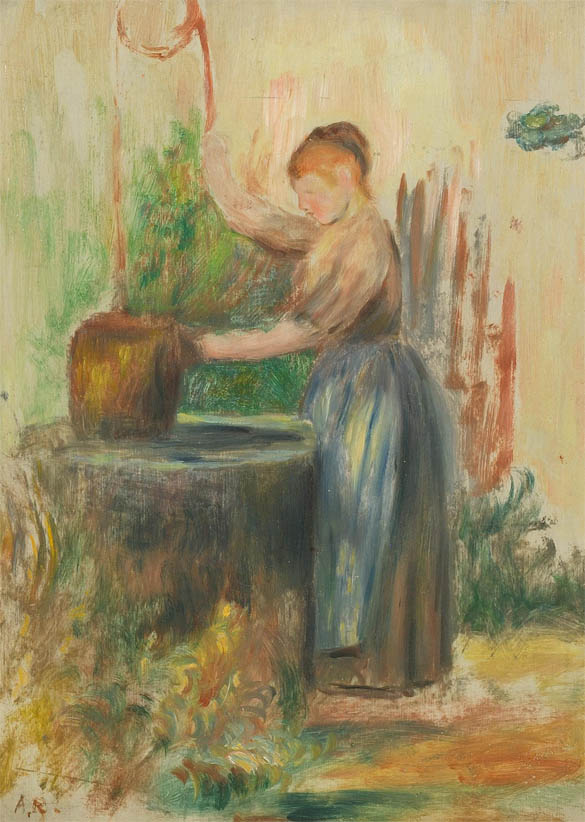 Jeune femme au puits (c 1886)