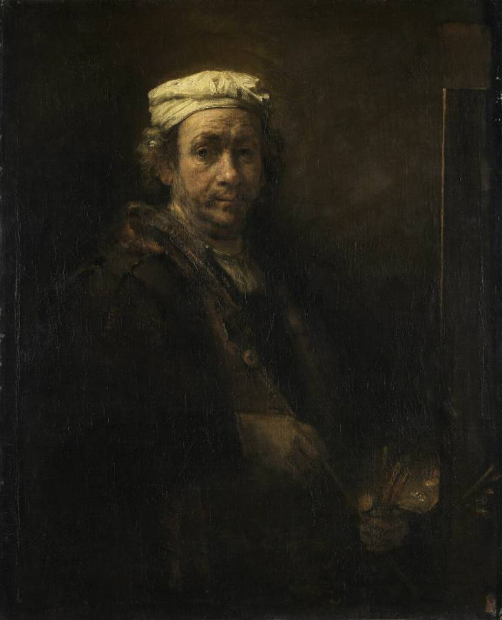 Self-Portrait at an Easel (1660)