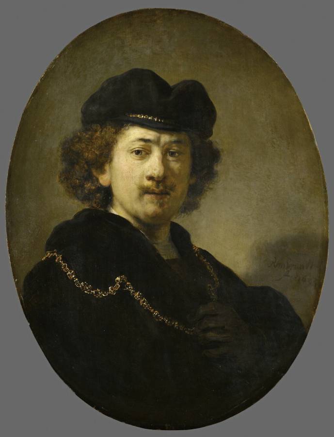 Self-portrait with Beret and Gold Chain (1633) – The Ark of Grace
