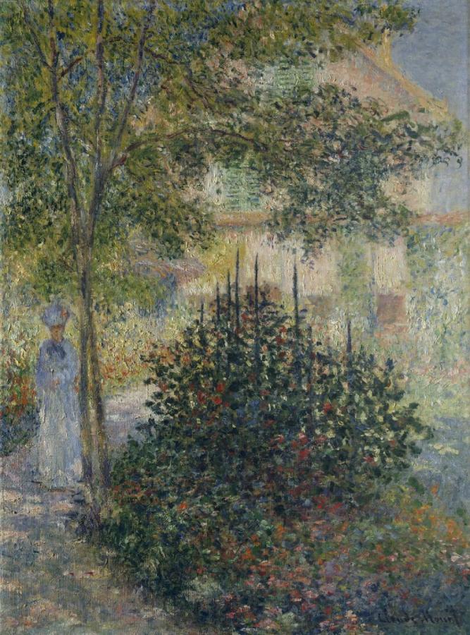 Camille dans le jardin de la maison d'Argenteuil (1876)