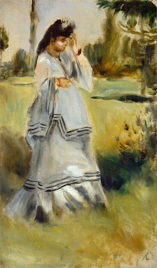Femme dans un parc (1866)