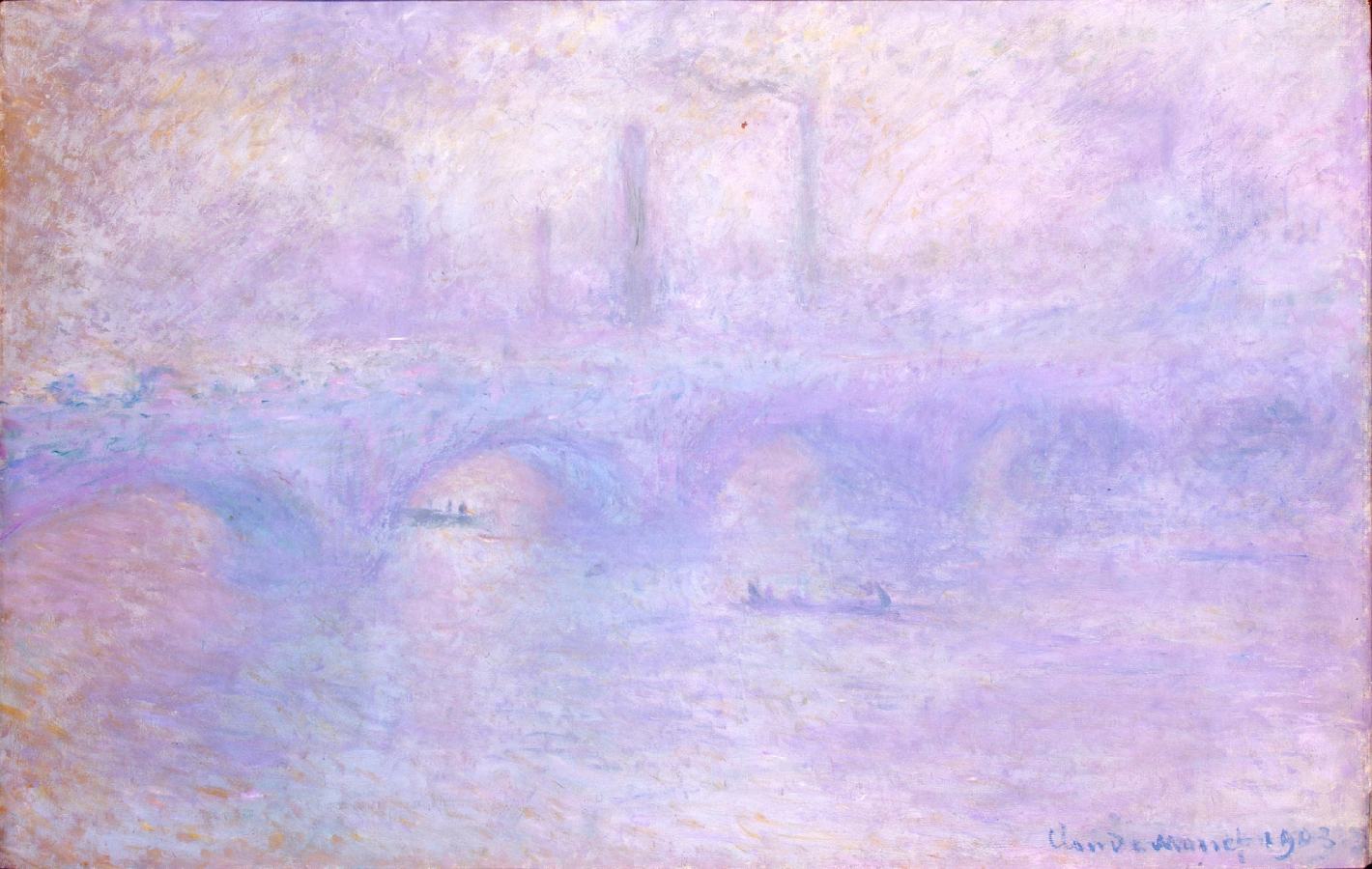 Pont de Waterloo, effet de brouillard (1903)
