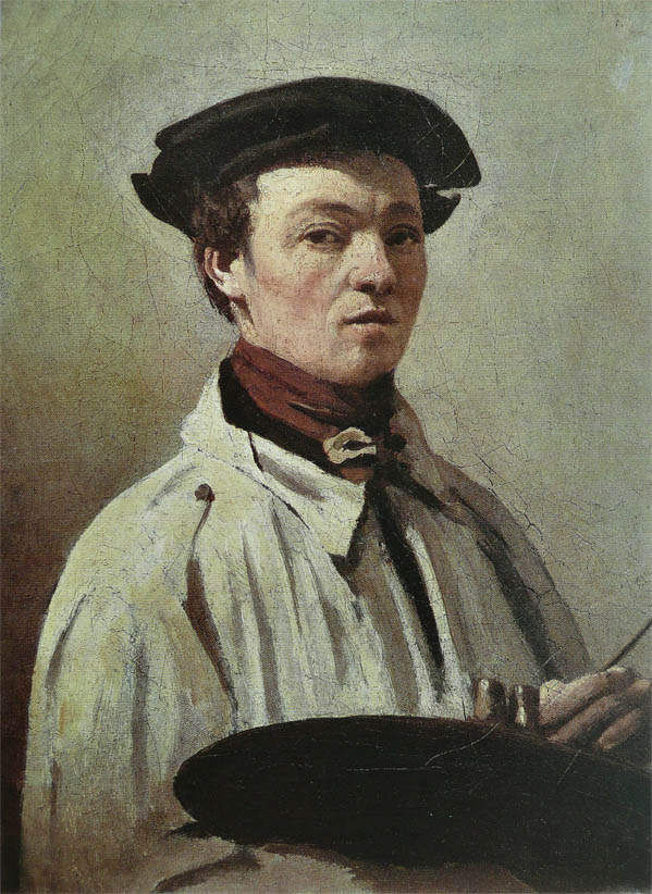 Corot, la palette à la main (c1835)