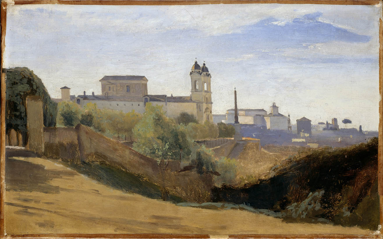 Rome, le Monte Pincio et la Trinité-des-Monts (1826-1828)