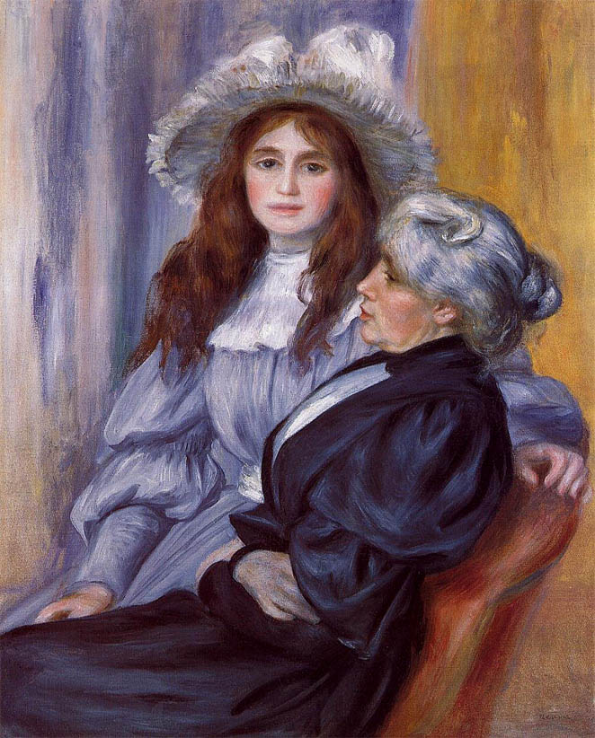 Berthe Morisot et sa fille, Julie Manet (1894)