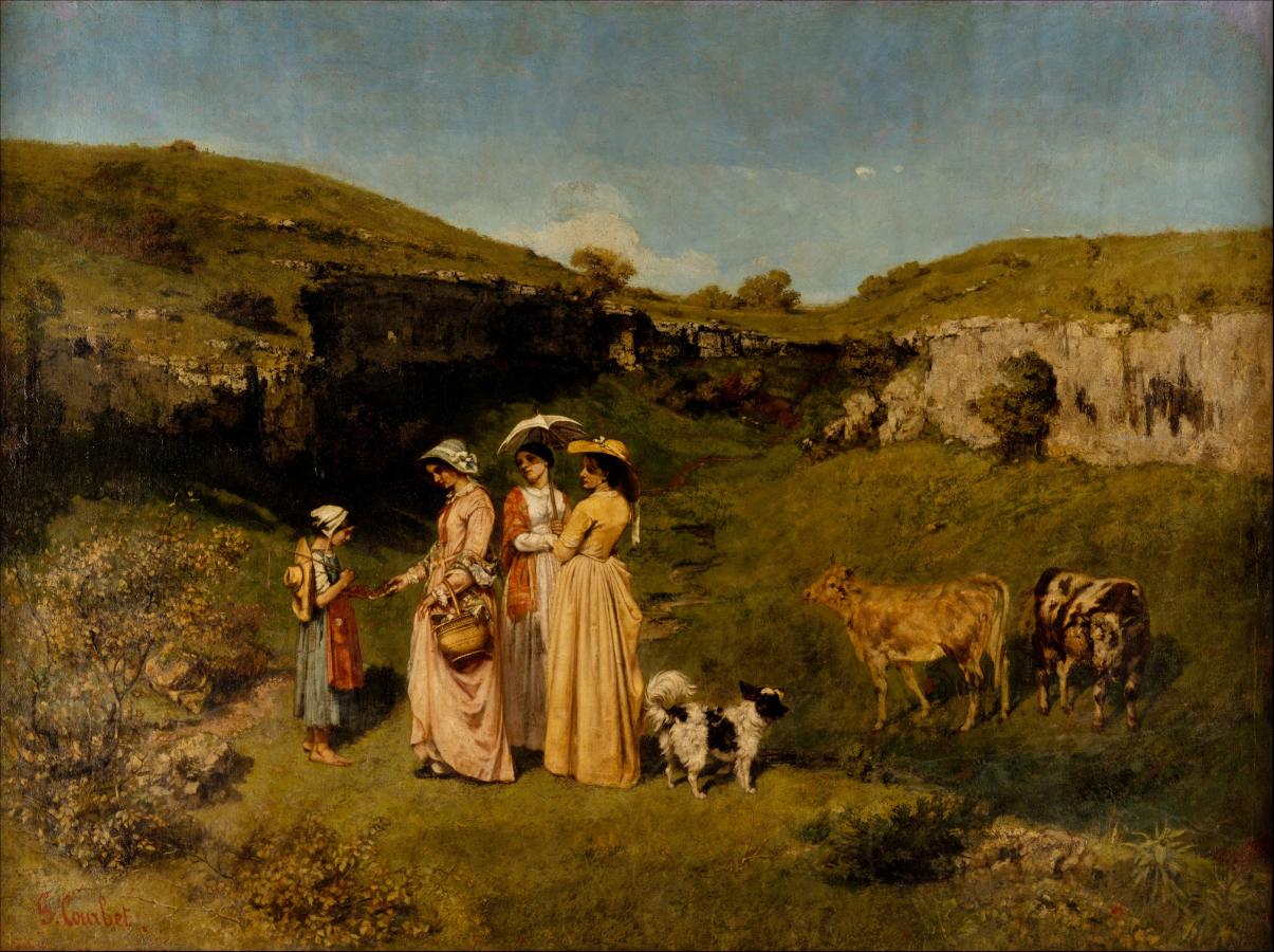 Jeunes femmes du village (1851-1852)