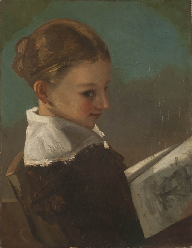 Juliette Courbet à l'âge de dix ans (c 1841)