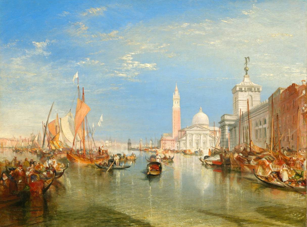Venice, The Dogana and San Giorgio Maggiore (1834)