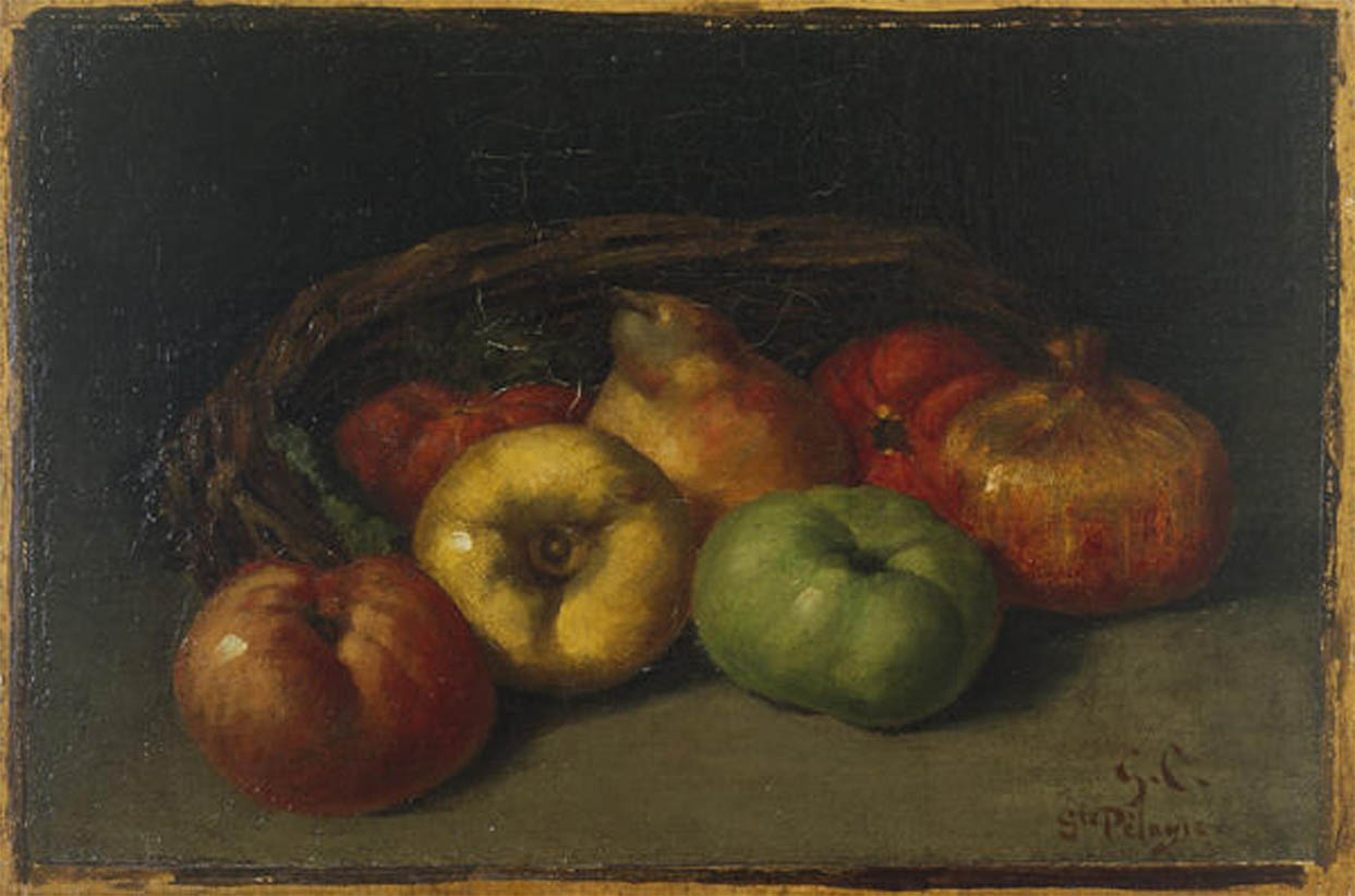 Nature morte avec pommes, poires et grenades (1871-1872)