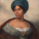 Portrait d'une femme coiffée d'un turban bleu (c 1827)