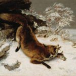 Renard dans la neige (1860)