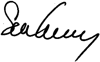 Sean Connery-Signature